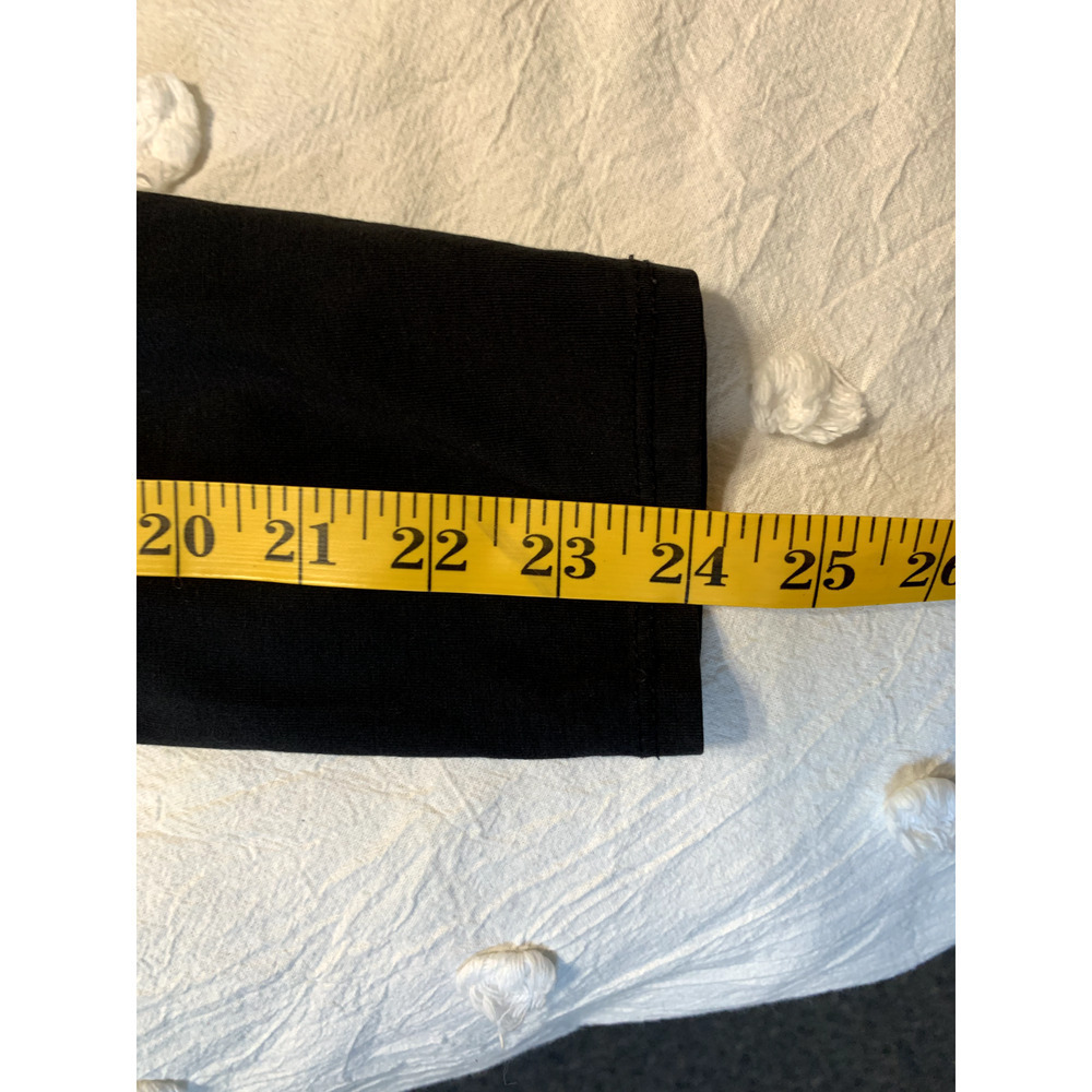 Pure Jill Solid Black Long Sleeve Stretch Cotton Tee XL Layer 5656 Minimalist - Picture 5 of 6